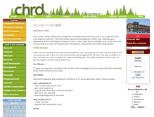 Tablet Screenshot of chrd.ca